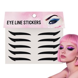 Reusable Eye Liner Stickers - Eyeshadow Makeup Patch | Waterproof Eye Makeup Stickers, Long Lasting Eyeshadow Strip for Ladies Girls Wives