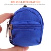 Wakauto Mochila para muñecas,Mini Mochilas con Cremallera,Bolsos con de poliéster