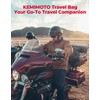 KEMIMOTO Motorcycle Travel Luggage 53L Trunk Rack Tail Bag Helmet