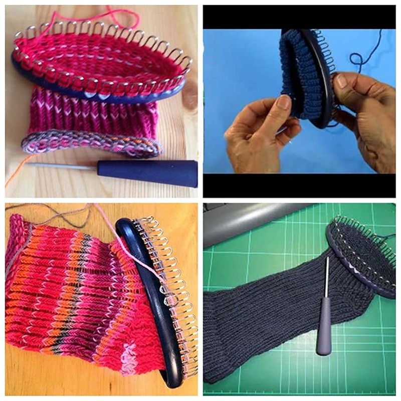 Biitfuu Circular Knitting Kit with a Crochet Hook Yarn Random