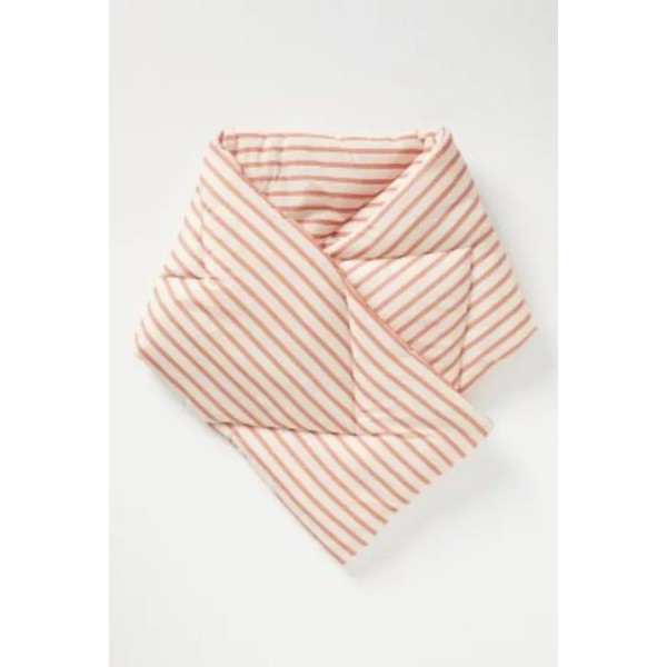 Anthropologie Striped Puffer Scarf New In Package!