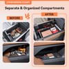 TACOBRO Center & Lower Console Organizer Tray Combo for Nissan
