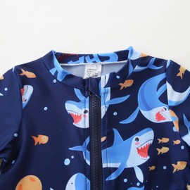 Babymine Baby Boys Girls Swimsuit Rash Guard One Piece Toddler Bathing Suit Swimwear Sunsuit 18-24 Months