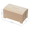Wooden Money Case - Saving Money Fast Piggy Bank Beech