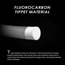 SF Clear Fluorocarbon Fly Fishing Tippet Material Line Leaders and Tippet 30M 1X 1PCS