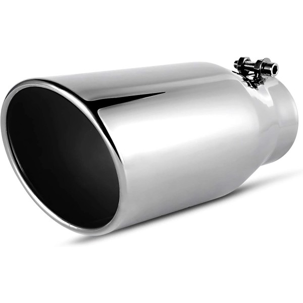 AUTOSAVER88 3.5 Inch Inlet Exhaust Tip 3.5" Inlet 5" Outlet