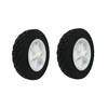 Shepherd Hardware 9610 6-Inch Semi-Pneumatic Rubber Replacement Tire, Plastic Wheel,