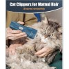 oneisall Cat Clippers Cordless Waterproof Quiet Pet Shaver for Matted