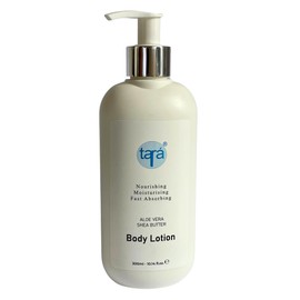 Tara Moisturising Aloe Vera & Shea Butter Body Lotion 300ml - Nourishing & Fast Absorbing Intensive Skin Care - Hydrating & Soothes Very Dry Skin