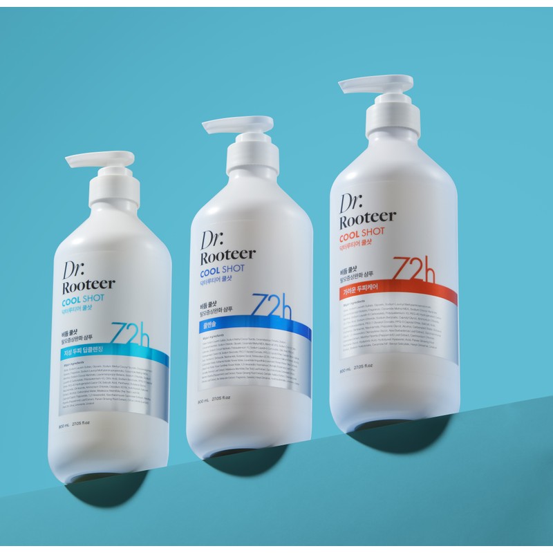 닥터루티어 비듬 쿨샷 탈모증상완화 샴푸 쿨멘솔, 800ml, 1개 Dr. Ruthier