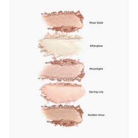 Tropic Skincare Ltd. WAY TO GLOW pressed highlighter, Spring Lily (A natural pink) / Medium / #f8dac1