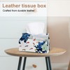2 Pack Tissue Box Cover Holder, Pink Flamingo Floral Rectangle