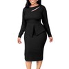 Kafiloe Women Skirt Suits 2 Piece Set for Business Work
