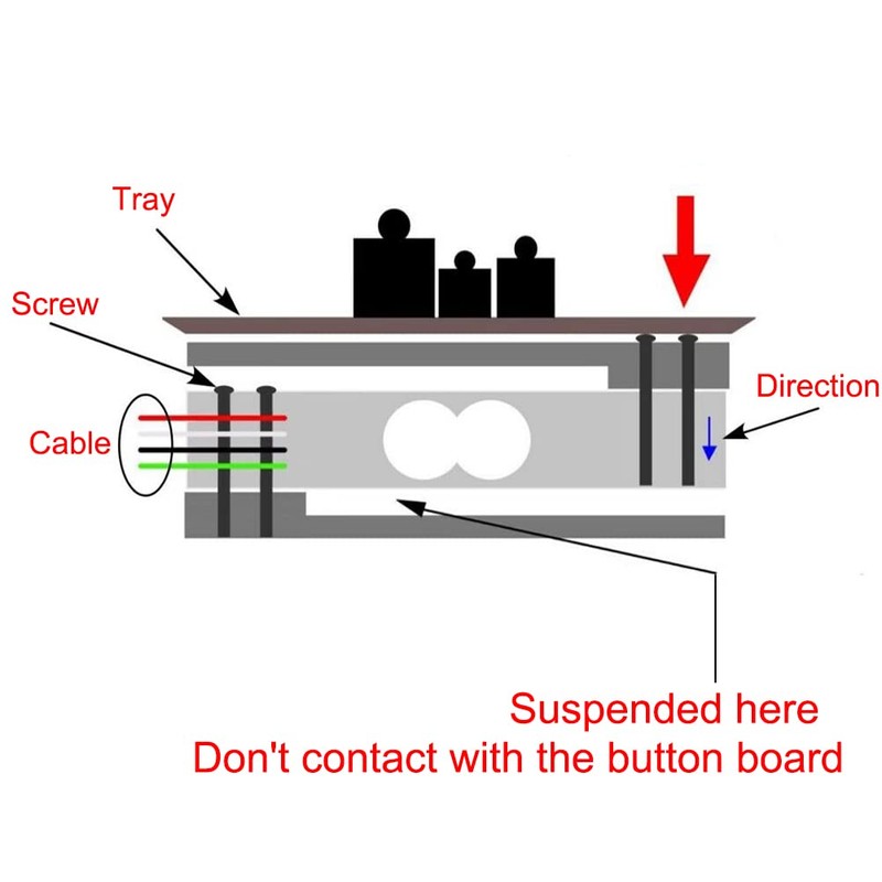 2PCS Mini HX711 Weight Precision AD Amplifier Breakout Module Pressure