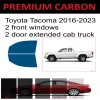 TintPro Premium Carbon Window tint fits Toyota Tacoma ext 2016-2023