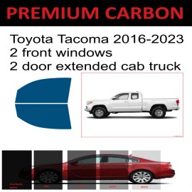 TintPro Premium Carbon Window tint fits Toyota Tacoma ext 2016-2023 precut tint 2f