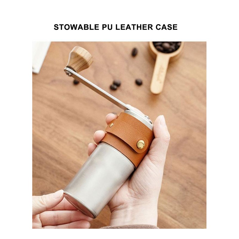 Manual Coffee Grinder Stainless Steel Portable Hand Coffee Bean Mill