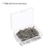 PATIKIL 1.25 Inch T-Pins, 200 Pack Stainless Steel Blocking Pin