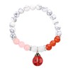 PLITI Ladybug Bracelet - Red, Beaded, Heart Shape - She