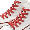 DANHUA Flat Thick Sneakers Shoelaces: 2 Pair 47.24 inch Red