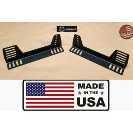 StreetRays [Originals] [SR] UNIVERSAL 90 DEG LOW SIDE MOUNT STEEL BRACKETS RECARO SPARCO BUCKET SEAT