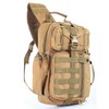 Men's Cross Bag Survival Cross Bag Survival Bag Tactical Hiking aid bag beige