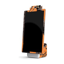 MightySkins Skin Compatible with Facebook Portal+ - Orange Camo | Protective, Durable, and Unique Vinyl Decal wrap Cover | Easy to Apply, Remove, and Change Styles | Made in The USA
