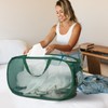 Diggoour Sturdy Collapsible Laundry Baskets- Pop Up Laundry Hampers with