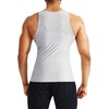 NELEUS Men's 3 Pack Compression Tank Top Tight Muscle Shirts,5074,Light