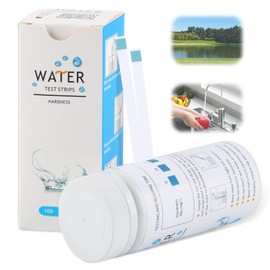Waldspring Water hardness test strips, 100 water hardness measurements, water hardness test, water hardness measurement for home, aquarium, pool, tank