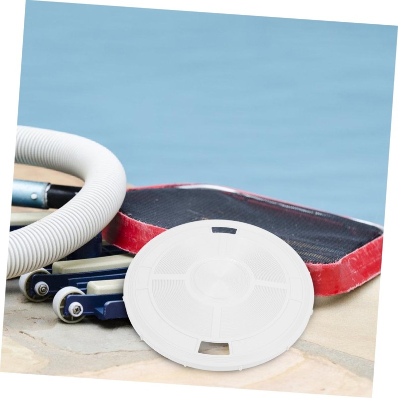 Levemolo Swimming Pool Skimmer Cover Replacement Round Pool Accessory Lid
