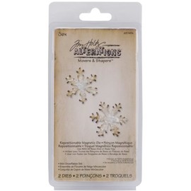 Sizzix Movers & Shapers Magnetic Die Set 2/PK - Mini Snowflakes Set by Tim Holtz