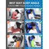 Travel Pillows for Airplanes with Sleep Eye Mask, Chin Strap,