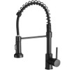 OWOFAN Modern Single Handle Spring Kitchen Faucet with Pull Down