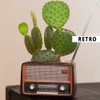 Funny live 4.7 Inches Retro Radio Shape Desktop Decoration Resin