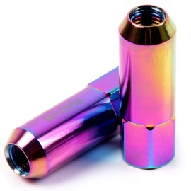 20PCS Lug Nuts, ANGLEWIDE M12x1.5 Solid Chrome Studs Set 2.37"(60mm) Height fit for 2001-2006 for Acura for MDX / 1994-2005 for Acura for NSX / 1996-2008 for Acura for TL