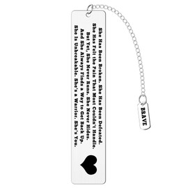 Inspirational Gifts for Women Soul Sister Bookmark Positive Presents for Friendship BFF Motivational Gift for Coworker Female Friend Christmas Birthday Presents for Family