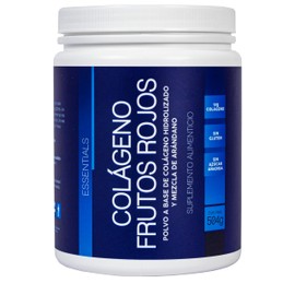 NLS ESSENTIALS COLAGENO HIDROLIZADO FRUTOS ROJOS | Sin azúcar añadida | Delicioso sabor | 504g