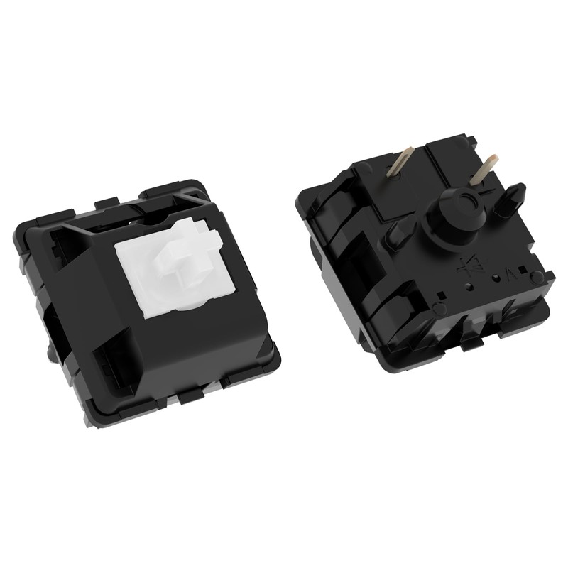 DUROCK POM Piano Linear Switches, 63.5g Keyboard Switch, Deeper Sound