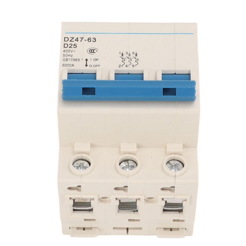 Miniature Circuit Breaker Flame Retardant Housing 3P Automatic Circuit Breaker