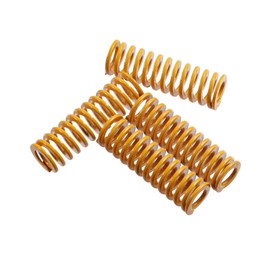 (4/8 Pack) 3D Printer Support Bed Springs - High Stiffness, 25mm x 8mm, Yellow/Blue - Compatible with Ender 3 Pro V2, CR-10 S, CR-X ((4 Pack) Yellow)