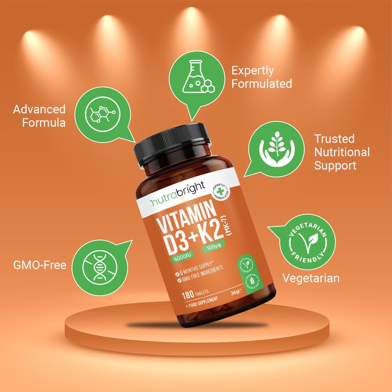Vitamin D3 4000IU + Vitamin K2 MK-7 100µg | Better