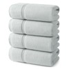 ecolook Bath Towels Set of 4,100% Cotton,27 x 55 Inches,Quick-Drying
