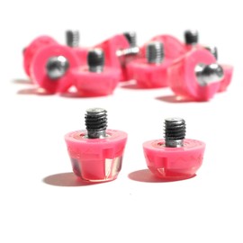 Genérico TPU Football Studs-14X Replacement Soccer Cleats with 2X Studs Wrench Included (fluorine pink)