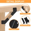 2 Pairs 45-Degree Angle Bracket, Adjustable Heavy Duty Connector Brace