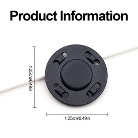 XPEX 10 Pairs Magnetic Buttons Sewing Magnetic Clasps Jewellery Press Studs for Sewing Clothing Accessories Magnetic Button for Crafts Clothing Sewing Bags (C)