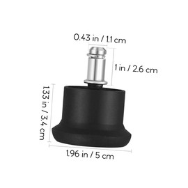 Operitacx 8pcs Multifunctional Chair Feet Pads for Office and Home Thickened Floor Protection Anti Scratch Replacement Feet for Chair Legs and Furniture