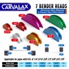 CARVALAX 90° Ratcheting Tube Bender Kit - 7 Color-Coded Aluminum