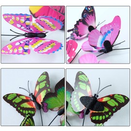 2 Pieces Butterfly Fascinator Headbands, Headband Butterfly, Butterfly Hair Accessories Set, for Butterfly Cosplay, Bridal Butterfly Headband