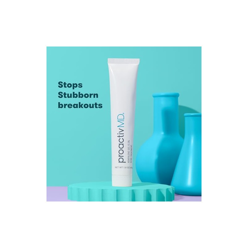 ProactivMD Adapalene Gel Acne Treatment, Paraben Free, Prescription Strength Retinoid
